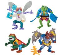 Teenage Mutant Ninja Turtles: Playmates Toys - Set di 4 statuine mutanti classiche da 10,2 cm, Wave 2