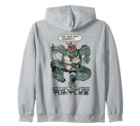 Teenage Mutant Ninja Turtles Raph Kiss Your Butt Goodbye Felpa con Cappuccio
