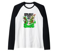 Teenage Mutant Ninja Turtles Straight from The Sewers Maglia con Maniche Raglan
