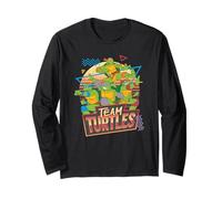 Teenage Mutant Ninja Turtles Team Turtles Retro Maglia a Manica