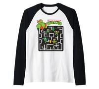 Teenage Mutant Ninja Turtles TMNT Videogioco con Le Tartarughe Maglia con Maniche Raglan