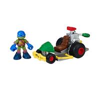 Teenage Mutant Ninja Turtles - Turtles Half-Shell Heroes Leonardo con Patrol Buggy
