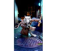 Tartarughe Ninja Ultimates Action Figura Splinter 18 Cm Super7