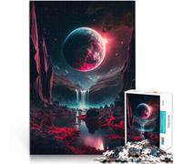 Teenager 1000 Pezzi Puzzle Blood Moon Rising lustige Spiele für die ganze Familie Geschenke für Freunde und Familie75x50cm