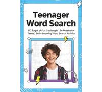 Teenager Word Search Puzzle Book: 112 Pages of Fun Challenges | 56 Puzzles for Teens | Brain-Boosting Word Search Activity