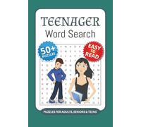 Teenager Word Search Puzzle Book: 50+ Word Searches with Easy to Read Print about Teenager, School, Daily Life and More I 6x9 inches, 110 pages I Perfect Gift for Teens and Family Members