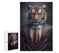 Teenagers 1000 PCS Puzzle Tiger Suit Puzzle Per Adulti Anti Stress Giocattolo Difficile Sfida Grande Regalo Per Giochi 1000 Pezzi