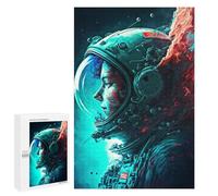Teenagers 1000 puzzle astronauta Life In Space Puzzle per adulti, giocattolo antistress, sfida difficile, ottimo regalo per i giochi, 1000 pezzi