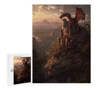 Teenagers 500 pezzi Puzzle Sunset Over Dragons Keep Puzzle Per Adulti AntiStress Giocattolo Difficile Sfida Grande Regalo Per Giochi 500 Pezzi