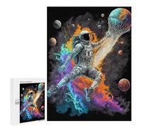 Teenagers 500 puzzle astronauta Dunks in Space Puzzle per adulti divertenti giochi perfetti regali di decorazione per amici e familiari 500 pezzi
