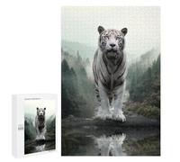 Teenagerss - Puzzle da 1000 pezzi con tigre bianca per adulti, giocattoli antistress, sfida difficile, ottimo regalo per il gioco, 1000 pezzi