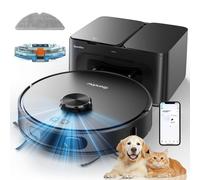 Teendow D65S MAX aspirapolvere robot LDS 220min svuotamento automatico - Nero - Nouvo