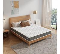 TEENO Materasso 160x190x22 cm, Doppia Faccia, Materasso matrimoniale ergonomico a 7 zone di media rigidità 160 x 190, Sollievo Pressione e Traspirante, Ipoallergenico e Antiacaro