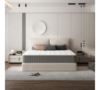 TEENO Materasso 160x190x30 cm, Doppia Faccia, Materasso matrimoniale ergonomico a 7 zone di media rigidità 160 x 190, Sollievo Pressione e Traspirante, Ipoallergenico e Antiacaro