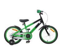 Teenpull Bicicletta per bambini da 16 pollici, telaio in acciaio per 4-6 anni, con parafango, campanello e catarifrangenti, ideale per il tempo libero, gite e mobilità sicura sulle piste ciclabili