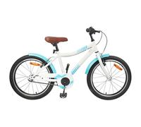 Teenpull Bicicletta per bambini da 24 pollici, blu cielo, per 8-12 anni, in acciaio, con manubrio e sella regolabili, cambio singolo, freni, per il tempo libero, l'esterno, la pista ciclabile, le gite