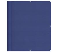 Teenpull Frangivista per balcone, 75 pezzi, in tessuto Oxford rivestito in poliuretano, con occhielli in alluminio e corda, impermeabile, protezione UV, antivento, per balcone, terrazza, giardino, Blu