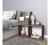 Teenpull Libreria per bambini, in legno di rovere Sonoma, 71 x 30 x 78,5 cm, stabile supporto per libri e riviste, pratica conservazione nella cameretta dei bambini.