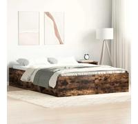 Teenpull Moderna struttura per letto in legno con 6 scomparti integrati, design piattaforma base per camera da letto, mobili e camere degli ospiti