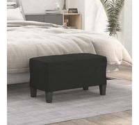 Teenpull Panca nera 70 x 35 x 41 cm, tessuto imbottito, comoda seduta per corridoio, soggiorno, camera da letto
