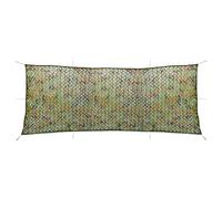 Teenpull Rete mimetica 1,5 x 5 m verde in 100% poliestere Oxford, impermeabile e resistente ai raggi UV, con custodia per esterni, campeggio, caccia, softair e protezione da sguardi indiscreti
