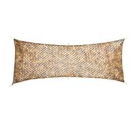 Teenpull Rete mimetica da 412 x 144 cm, colore sabbia, con custodia, resistente ai raggi UV, resistente alle intemperie, leggera, per attività all'aperto, caccia, campeggio, paintball, tiro