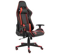 Teenpull Sedia da gaming girevole rossa pvc ergonomica regolabile ufficio computer gamer seduta comoda