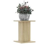 Teenpull Supporti per Piante in Truciolato Rovere Sonoma 17x17x60cm 2 pz con Superficie Stabile e Design Cavo per Giardino Balcone Serra Orto Crescita Verticale