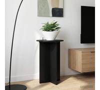 Teenpull Supporto per Piante 2 Pezzi Nero Legno ingegnerizzato Ø40 x 60 cm Resistente all'umidità per Interni Vaso Giardino Balcone orto Sostegno Crescita Verticale