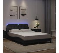 Teenpull Telaio letto Zara 120 x 200 cm, in similpelle, con illuminazione a LED, design moderno, senza materasso