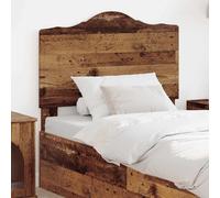 Teenpull Testiera in legno anticato, 78 x 100 cm, stabile, rettangolare, moderna, per camera da letto, camera degli ospiti, camera dei ragazzi, facile montaggio e compatibilità versatile