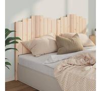 Teenpull Testiera in legno massello 186 x 4 x 110 cm, design rustico, non trattato, per telaio letto, camera degli ospiti, effetto legno naturale