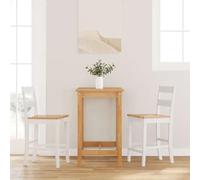Teenpull White Solid Rubberwood - Set di tappi per bar ergonomici, con schienali per cucina