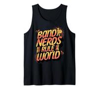 Teens Funny Band Nerd domineranno Il Mondo Cool Musical Nerd Canotta