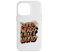 Teens Funny Band Nerd domineranno il mondo Cool Musical Nerd Custodia per iPhone 14 Pro Max