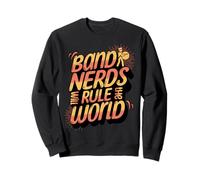 Teens Funny Band Nerd domineranno Il Mondo Cool Musical Nerd Felpa