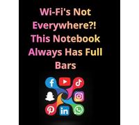 teens, Gen Z, Millenials notebook Wi-Fi's Not Everywhere?! But This Notebook Always Has Full Bars