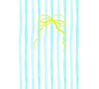 Teens School Composition Book A4 Paperback 120 pages Notebook Coquette Bows and Azure stripes Lined Journal Notebook 100 pages, A4, Coquette Notebook: ... Students, Cute Journal with bow Coquette