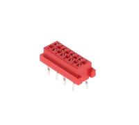 Teensy TE Connectivity Micro-Match - Presa per PCB dritta, 8 poli, 2,54 mm x 5 pezzi