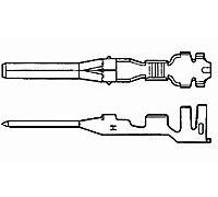 Teensy TE Connectivity Power Double Lock - Connettore crimpatore maschio, 50 pezzi