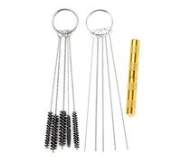 Teensy Tiny Tubes - Set di spazzole per la pulizia, in acciaio inox, con 5 spazzole