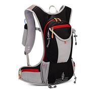 TEEORO Borse da Equitazione all'aperto, Zaino da Ciclismo Sportivo Zaino da Mountain Bike per Uomo Donna Zainetto Impermeabile in Nylon Leggero (Nero)