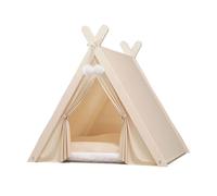 Teepee per Animali Domestici,Tenda per Cani,Tende per Gatti Rimovibili e Lavabili,Casetta da Gioco per Cani/Gatti,Gabbia per Animali da Campeggio da Viaggio in Auto