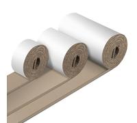 teeppo Feltrini Sedie, Feltrini Adesivi per Mobili, Feltro Adesivo Rotolo con Spessore 4mm, 100 x (10 + 5 + 2) cm, Taglia in Qualsiasi Forma, Marrone