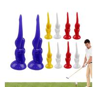 Tees Golf per Uomo | 10 Pezzi Utensili Putt Portatili | Tees Golf Divertenti Sportivi | per Swing E Campo Prato Concorso Interni Esterno Uomini Donne E