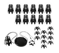 Tees - Tappetino da golf | Kit di gadget per allenamento stabili riutilizzabili, nero, tees per simulatore di golf, per colpire casa, interni, esterni, casa, cortile, giardino, adulti