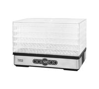 Teesa Asciugatrice per funghi, verdure, frutta, potenza 400 W, 5 trasparenti, display LCD, circuito termico, regolazione della temperatura, TSA3032