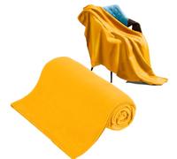 Teesa Coperta in pile 130 x 150 cm giallo TSA8900-3