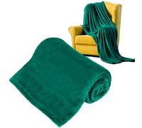 Teesa Coperta in pile 150 x 200 cm verde TSA8901-2