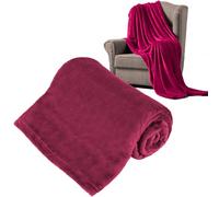 Teesa Coperta in pile 150x200 cm Amaranto TSA8901-4